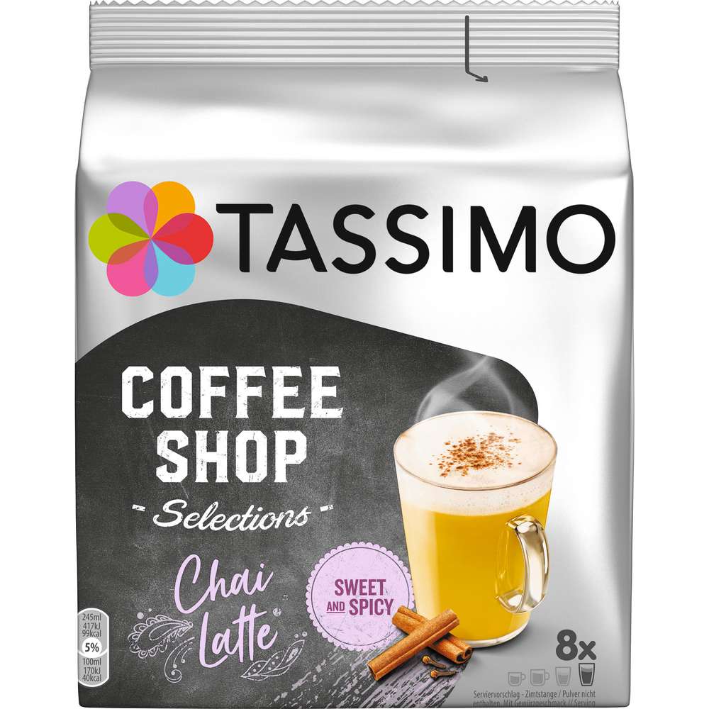 Produktabbildung Tassimo Kaffee Kapseln Coffee Shop, Chai Latte