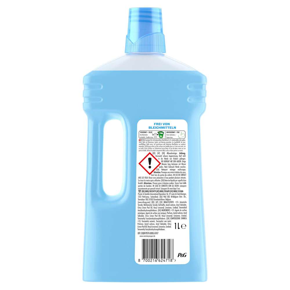 Produktabbildung Meister Proper Allzweckreiniger mit Natron, Eukalyptus Duft