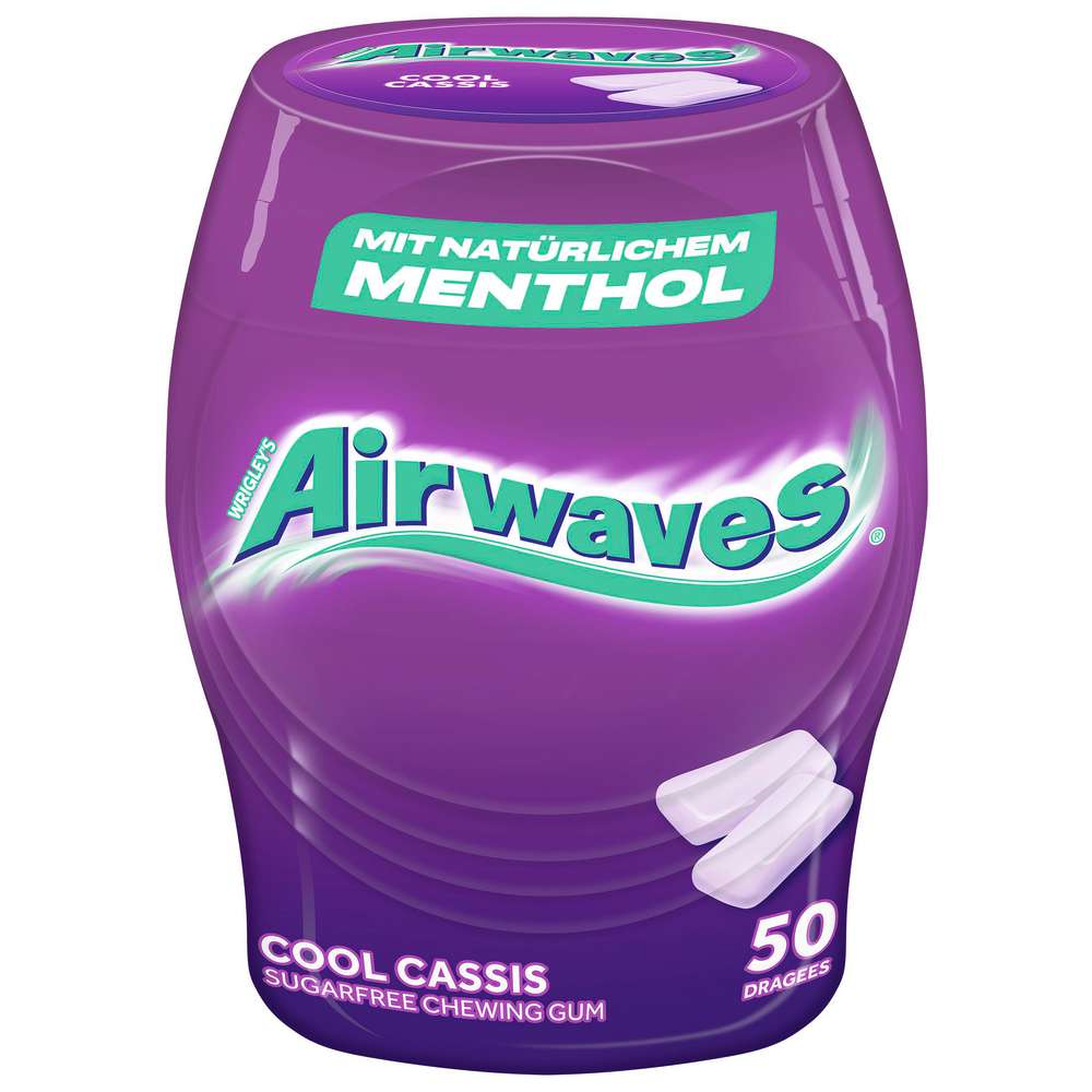 Produktabbildung Airwaves Kaugummi, Cool Cassis, Zuckerfrei