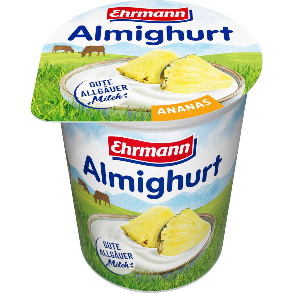Produktabbildung Ehrmann Fruchtjoghurt Almighurt, Ananas