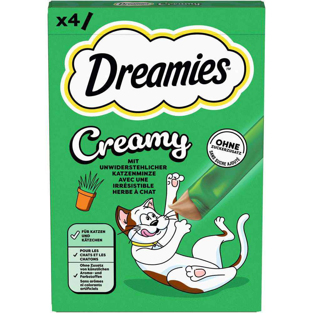 Produktabbildung Dreamies Katzen-Snack Creamy mit Katzenminze