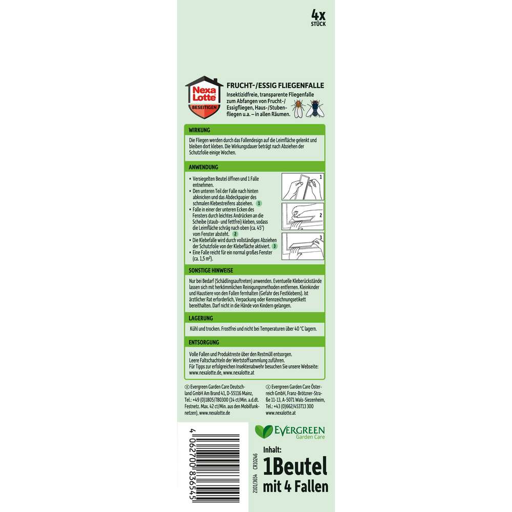 Produktabbildung Nexa Lotte Frucht-/Essig Fliegenfalle