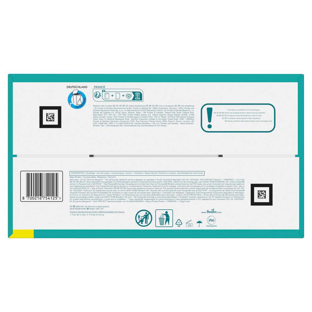 Produktabbildung Pampers Windeln Baby Dry Gr.4 Maxi 9-14 kg, XXL-Pack