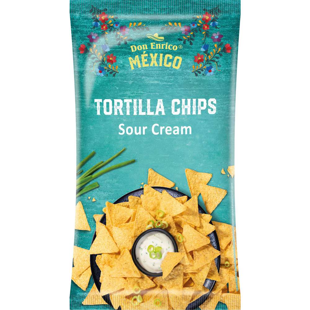 Produktabbildung DON ENRICO Tortilla Chips, Sour Cream