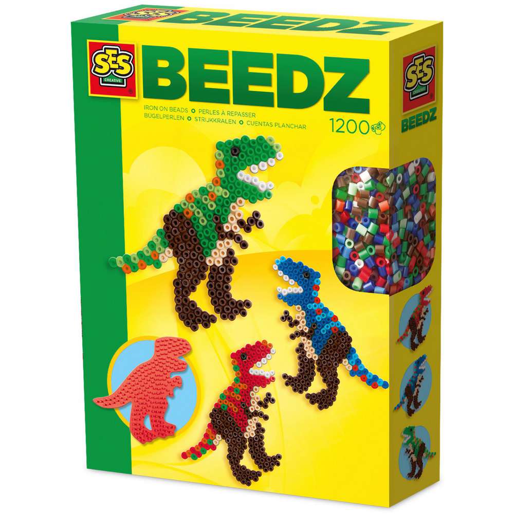 Produktabbildung SES Beedz Bügelperlen T-Rex