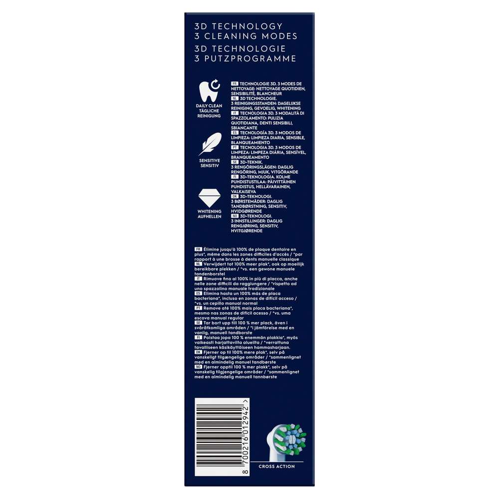 Produktabbildung Oral-B Elektrische Zahnbürste Pro 1, Caribbean Blue