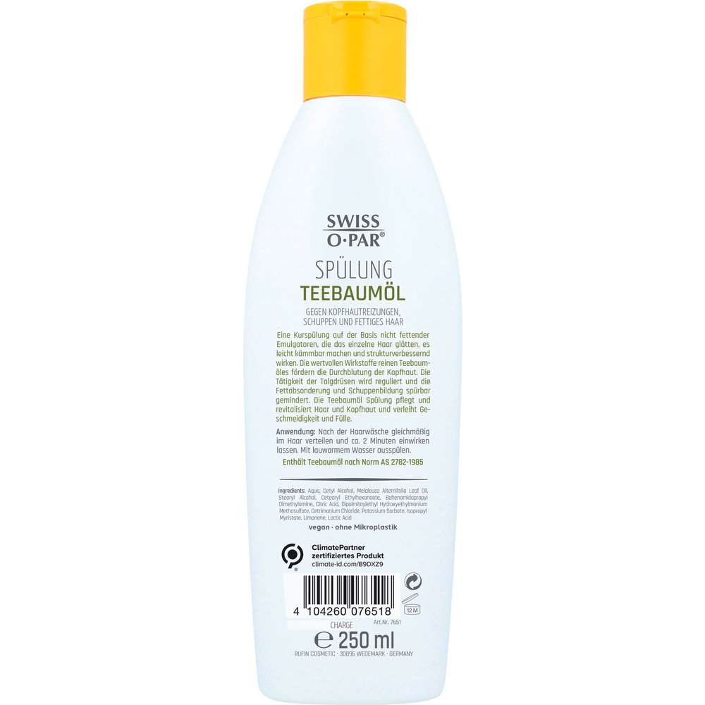 Produktabbildung Swiss-o-Par Spülung, Teebaumöl