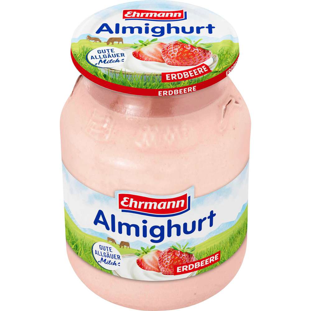 Produktabbildung Ehrmann Fruchtjoghurt Almighurt, Erdbeere
