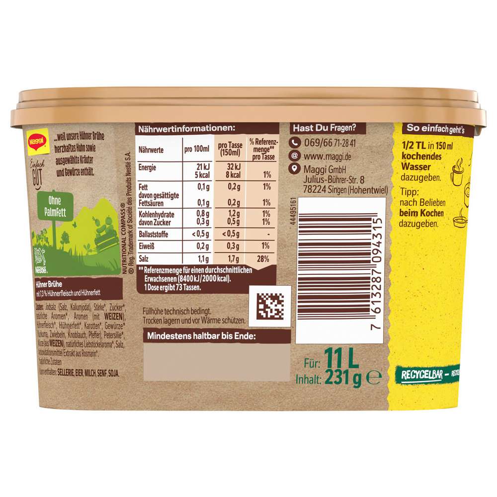 Produktabbildung Maggi Hühner Brühe