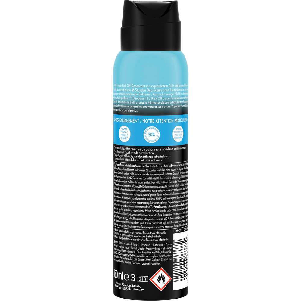 Produktabbildung Fa Deo Spray Men, Kick Off
