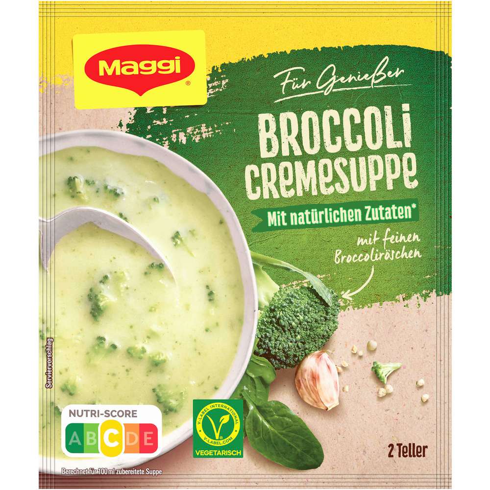 Produktabbildung Maggi Genießer Suppe, Broccoli Creme