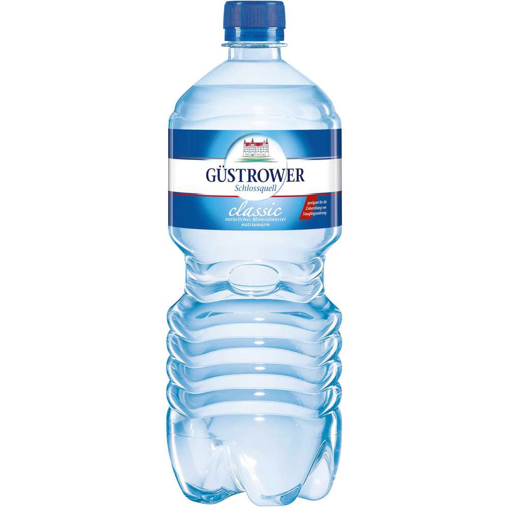 Produktabbildung Güstrower Schlossquell Mineralwasser, Classic