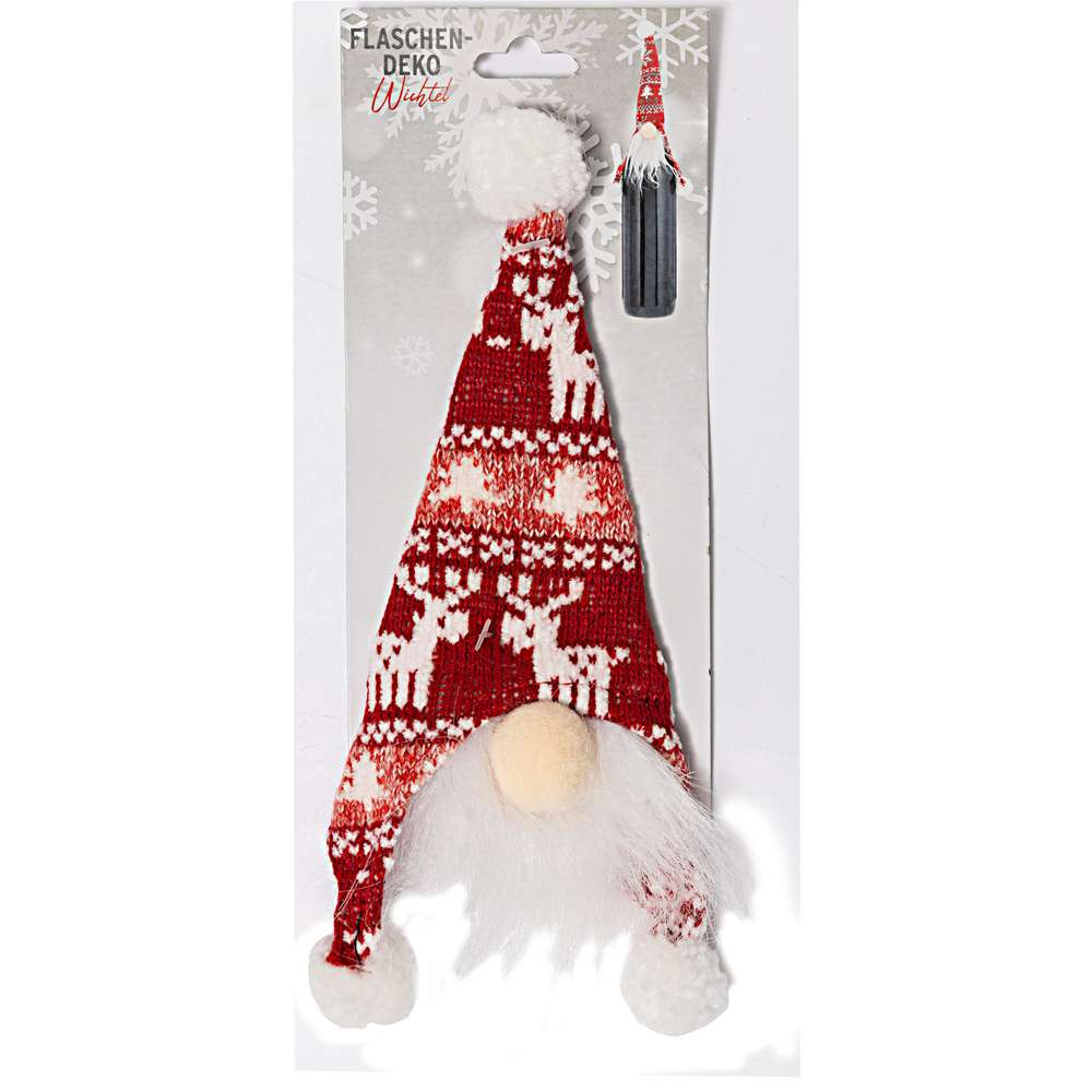 Produktabbildung keine Marke Flaschendeko Wichtel