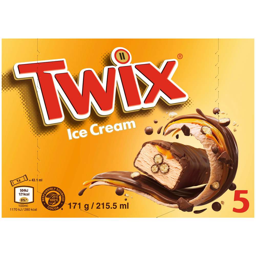 Produktabbildung Twix Eis-Riegel, Schoko-Karamell