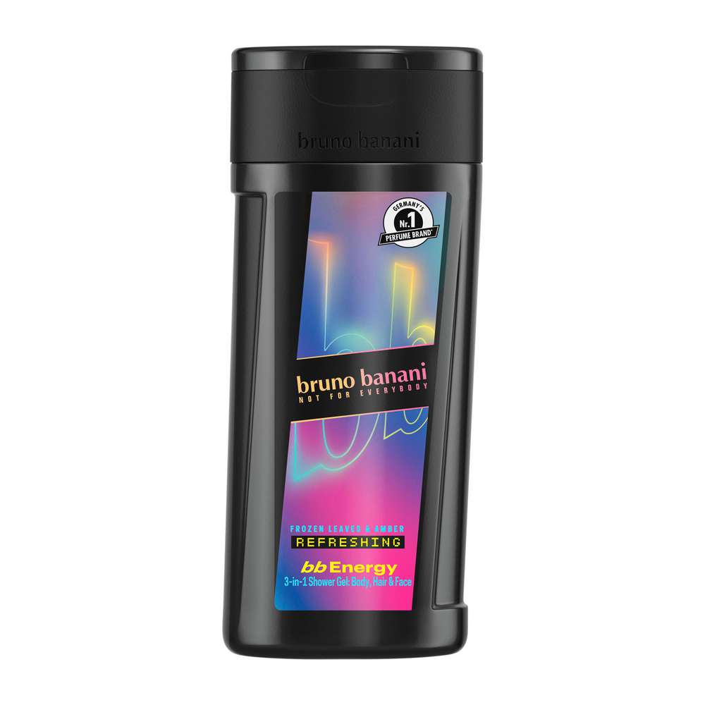Produktabbildung Bruno Banani Duschgel Energy, Frozen Leaves & Amber