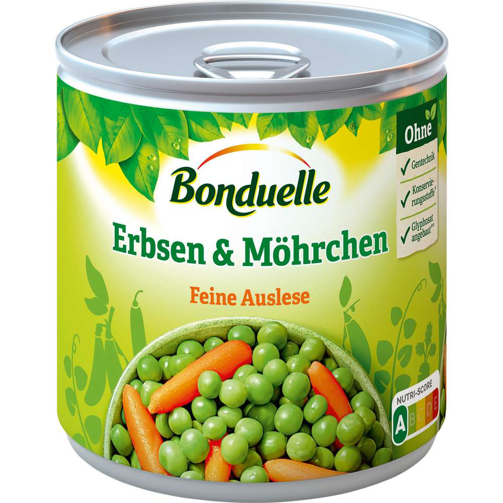 Produktabbildung Bonduelle Erbsen & Möhrchen, Feine Auslese