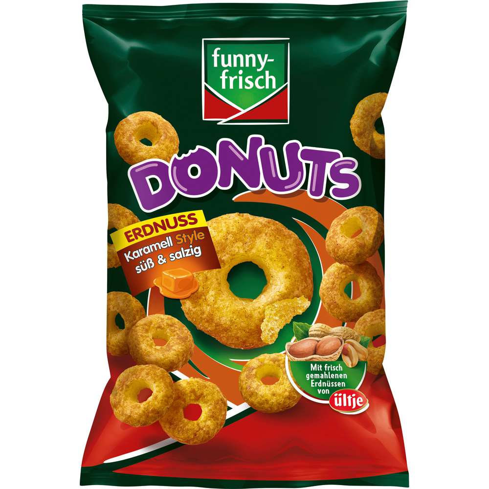 Produktabbildung funny-frisch Flips Donuts, Karamell Style