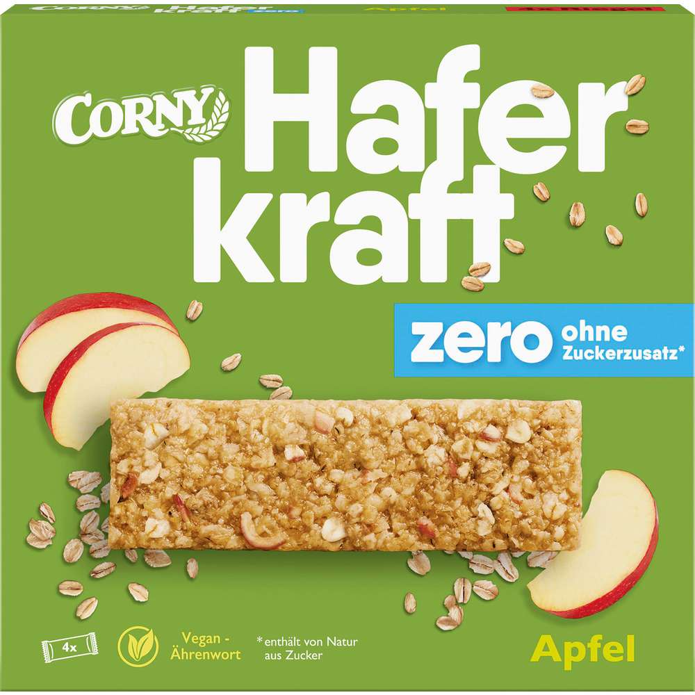 Produktabbildung Corny Haferkraft zero Apfel