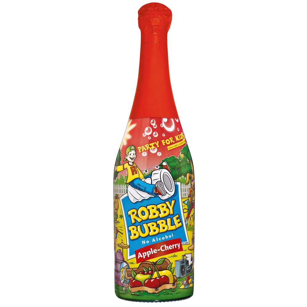 Produktabbildung Robby Bubble Beeren Kindersekt Apple-Cherry, alkoholfrei
