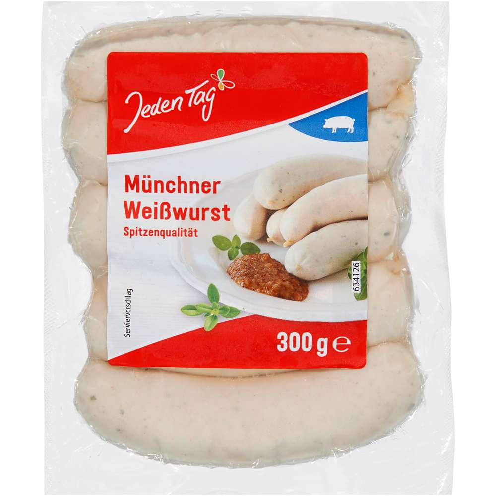 Produktabbildung Jeden Tag Münchner Weißwurst