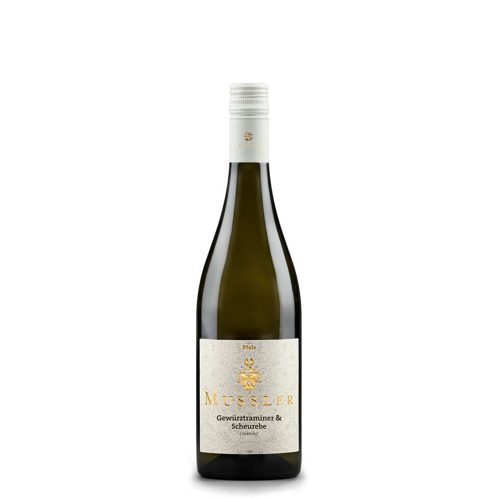 Produktabbildung Mussler Weißwein Gewürztraminer & Scheurebe, Weißwein