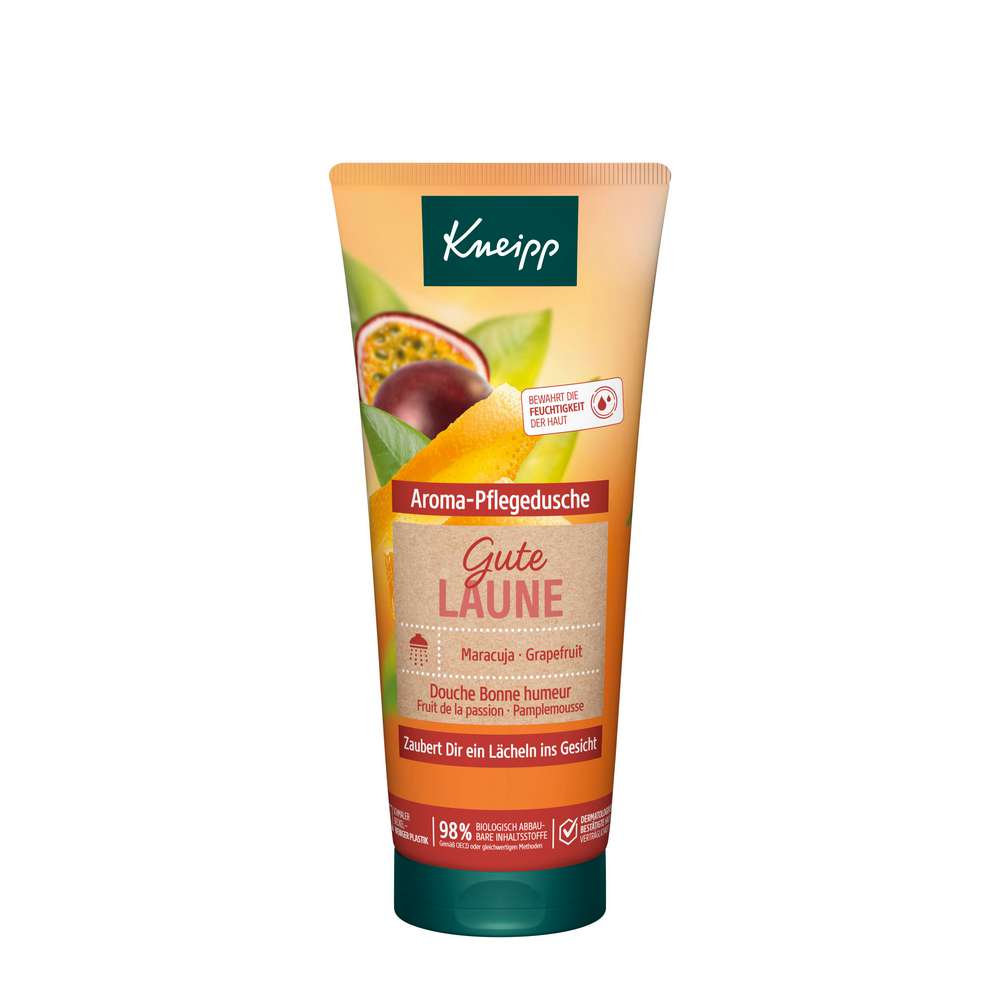 Produktabbildung Kneipp Aroma-Pflegedusche Gute Laune, Maracuja & Grapefruit