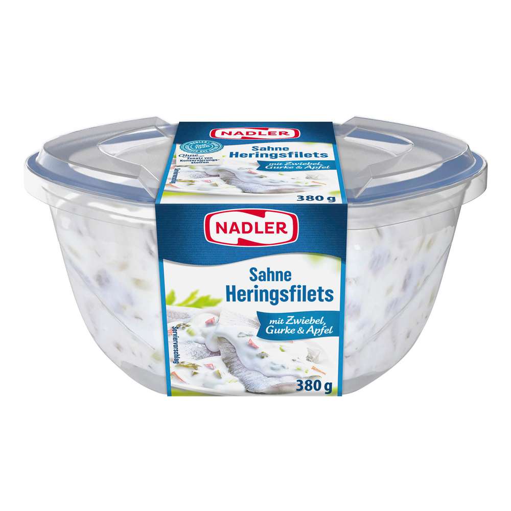 Produktabbildung Nadler Heringsfilets Sahne, Gurke & Apfel
