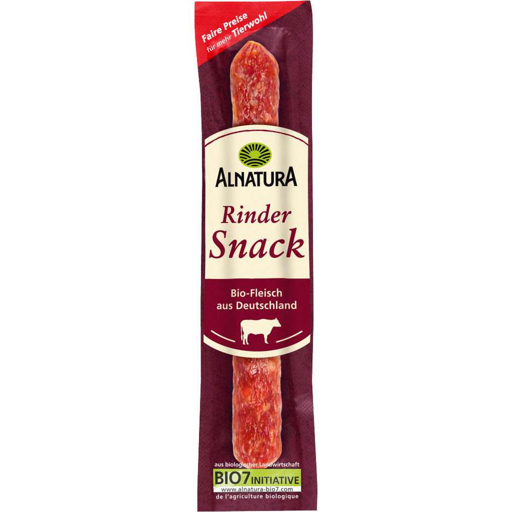 Produktabbildung Alnatura Bio Rinder Snack