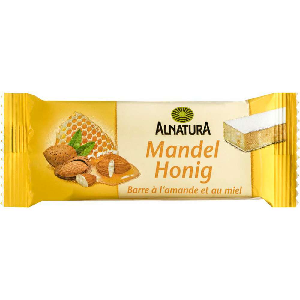 Produktabbildung Alnatura Bio Riegel, Mandel/Honig