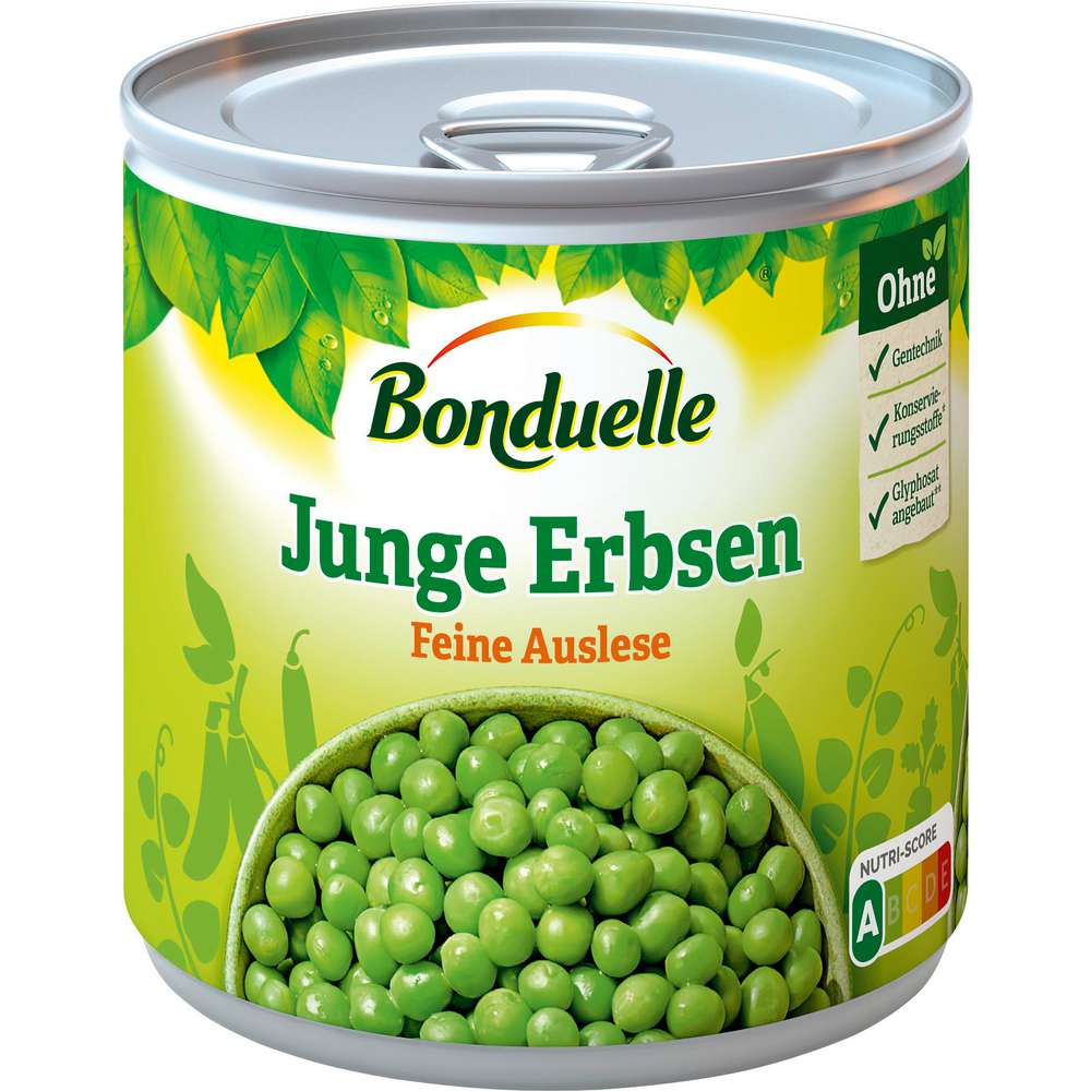 Produktabbildung Bonduelle Junge Erbsen, Feine Auslese