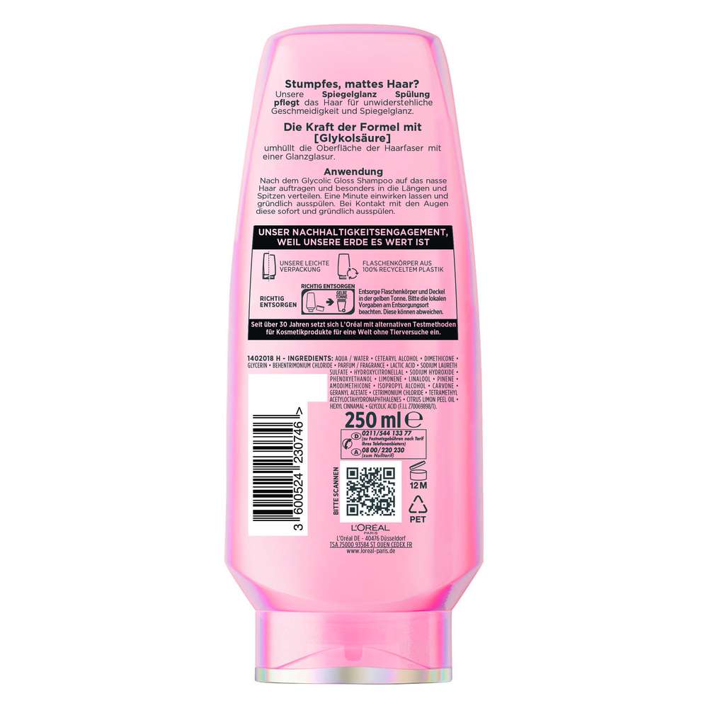 Produktabbildung L'Oreal Paris Elvital Spülung Glycolic Gloss