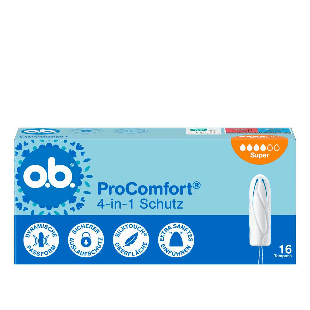 Produktabbildung o.b. Tampons ProComfort, Super