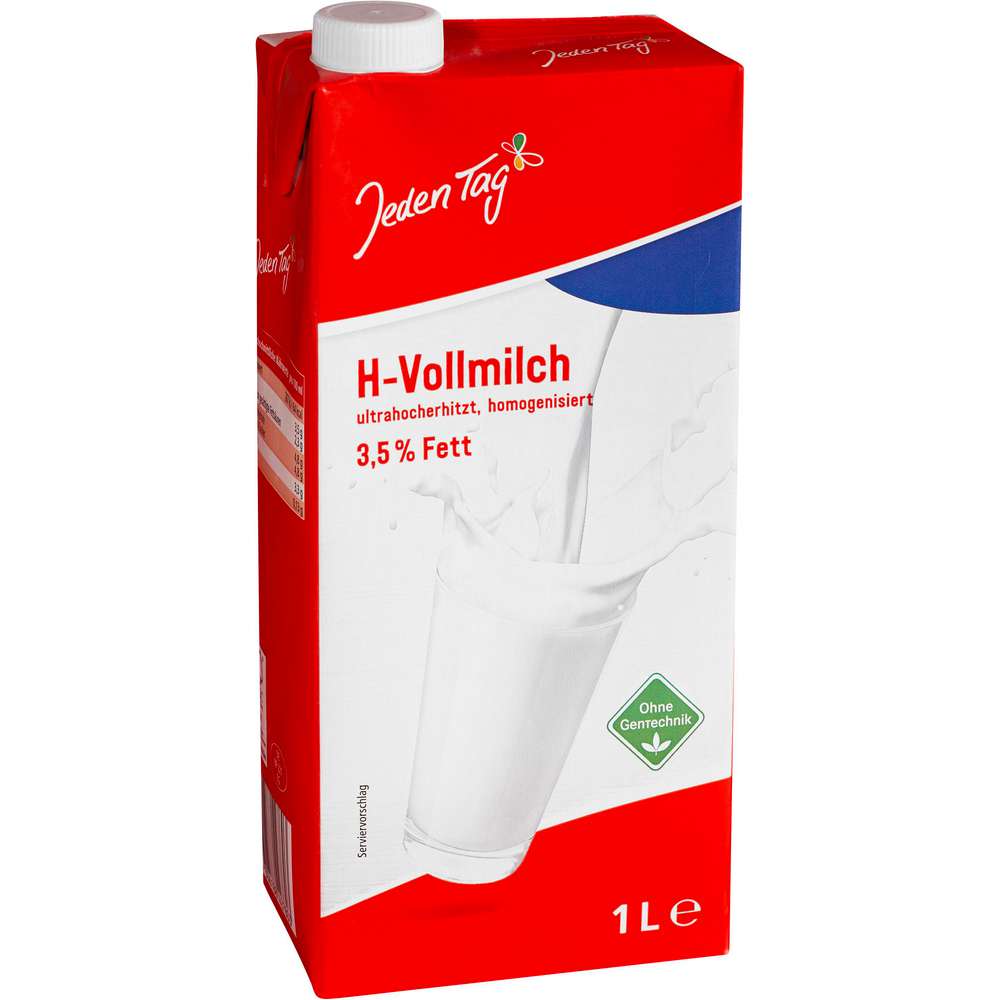 Produktabbildung Jeden Tag H-Milch 3,5% Fett