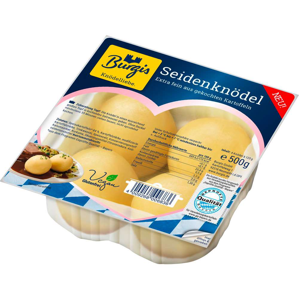 Produktabbildung Burgis Seidenknödel