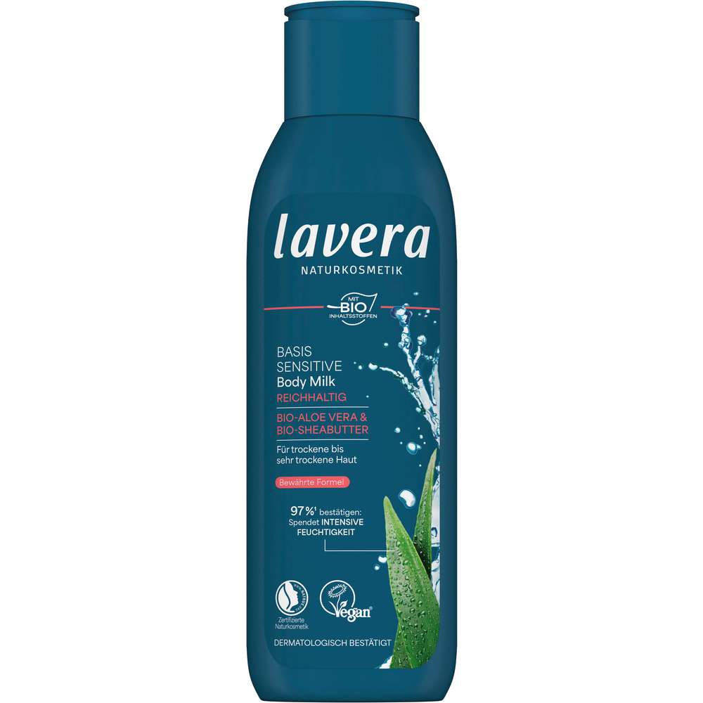 Produktabbildung lavera Bio Body Milk, Basis Sensitiv, in Tube
