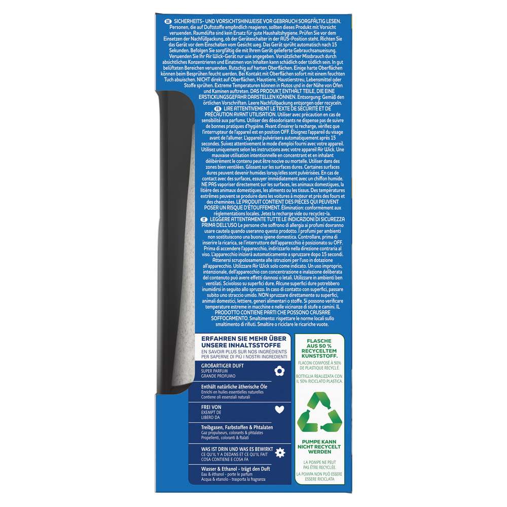 Produktabbildung Air Wick Duftspray 24/7 Active Fresh Starter-Set, Cotton & Weiße Orchidee