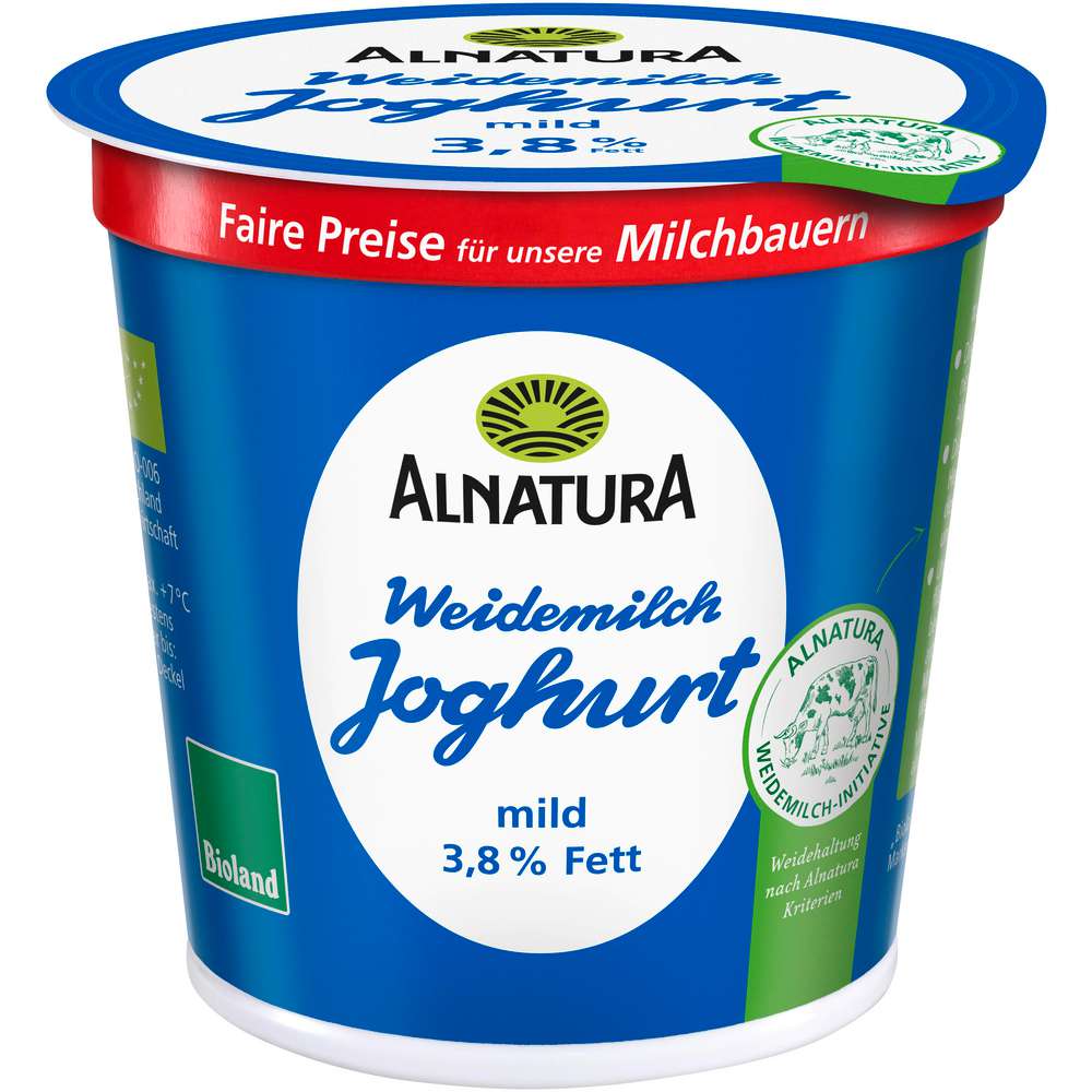 Produktabbildung Alnatura Bio Joghurt 3,8% Fett