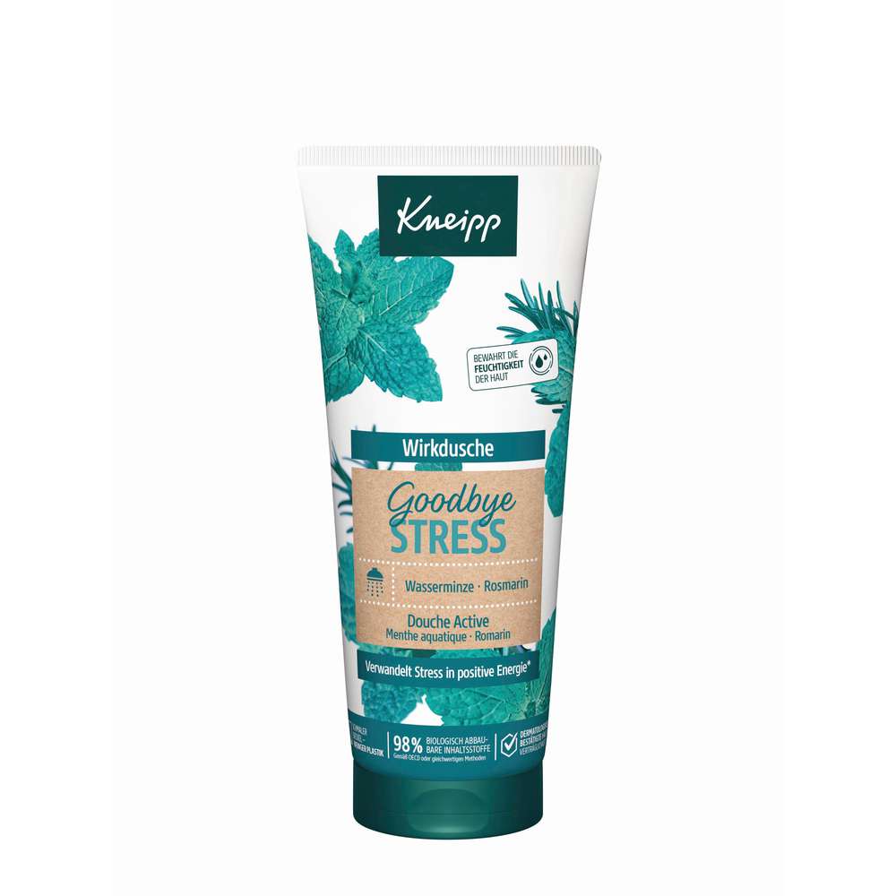 Produktabbildung Kneipp Wirkdusche Goodbye Stress, Wasserminze Rosmarin