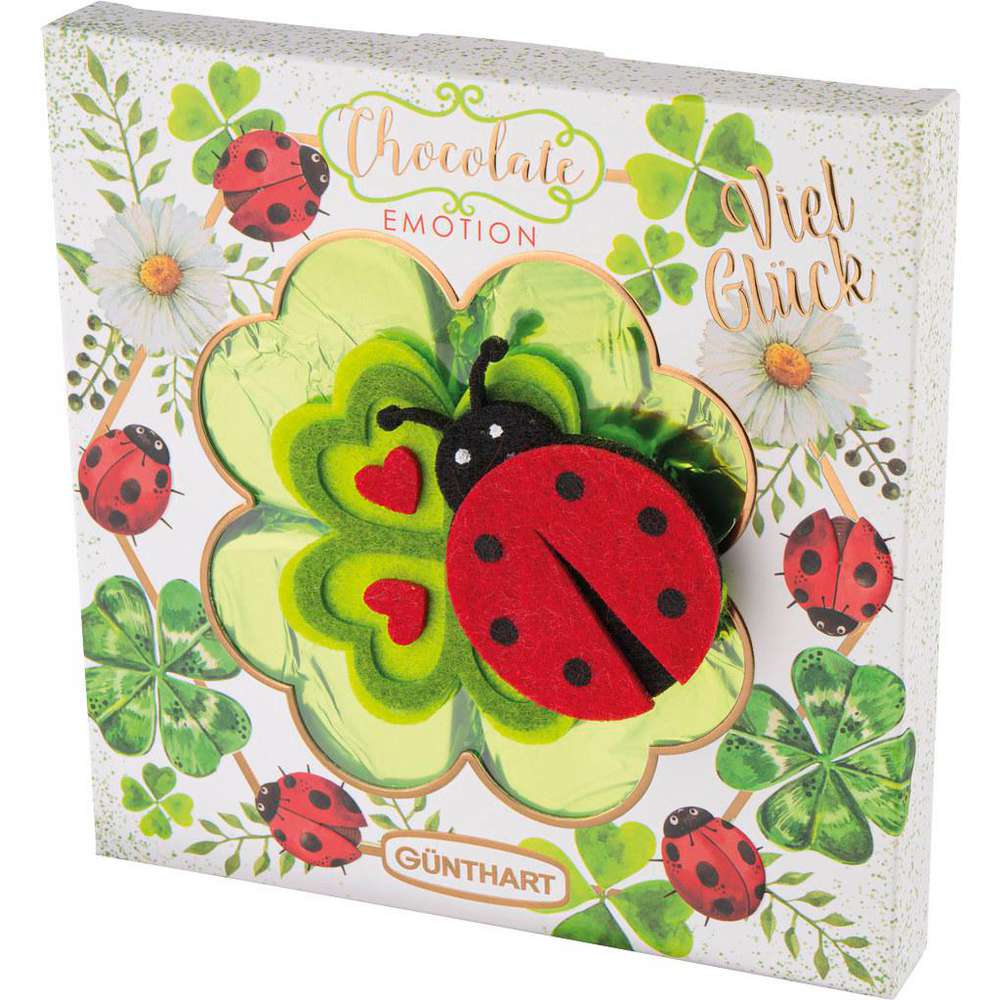 Produktabbildung Günthart Pralinen Präsent Glücksklee