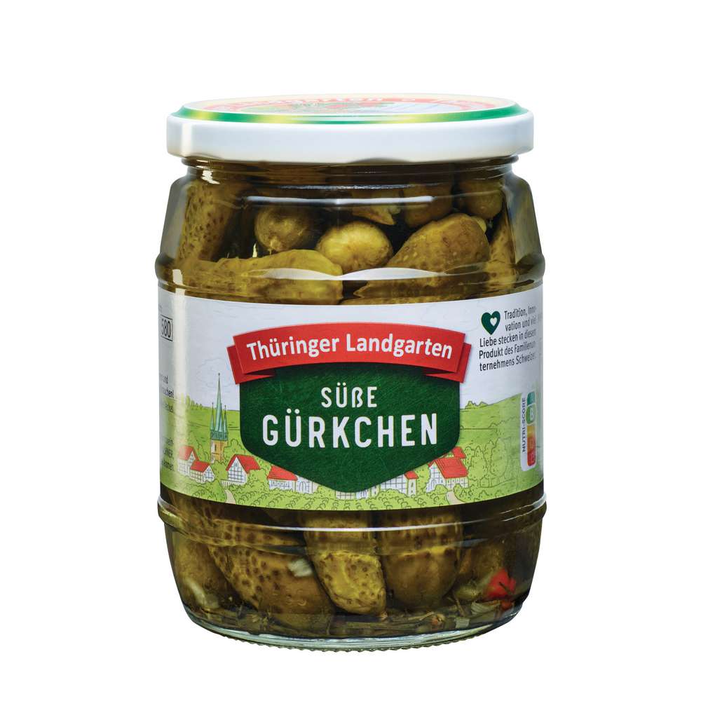 Produktabbildung Thüringer Landgarten Süße Gurken
