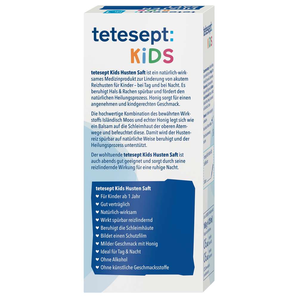 Produktabbildung tetesept Hustensaft Kids