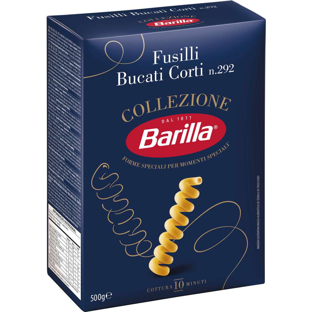 Produktabbildung Barilla Fusilli Bucati Corti, La Collezione, Pasta