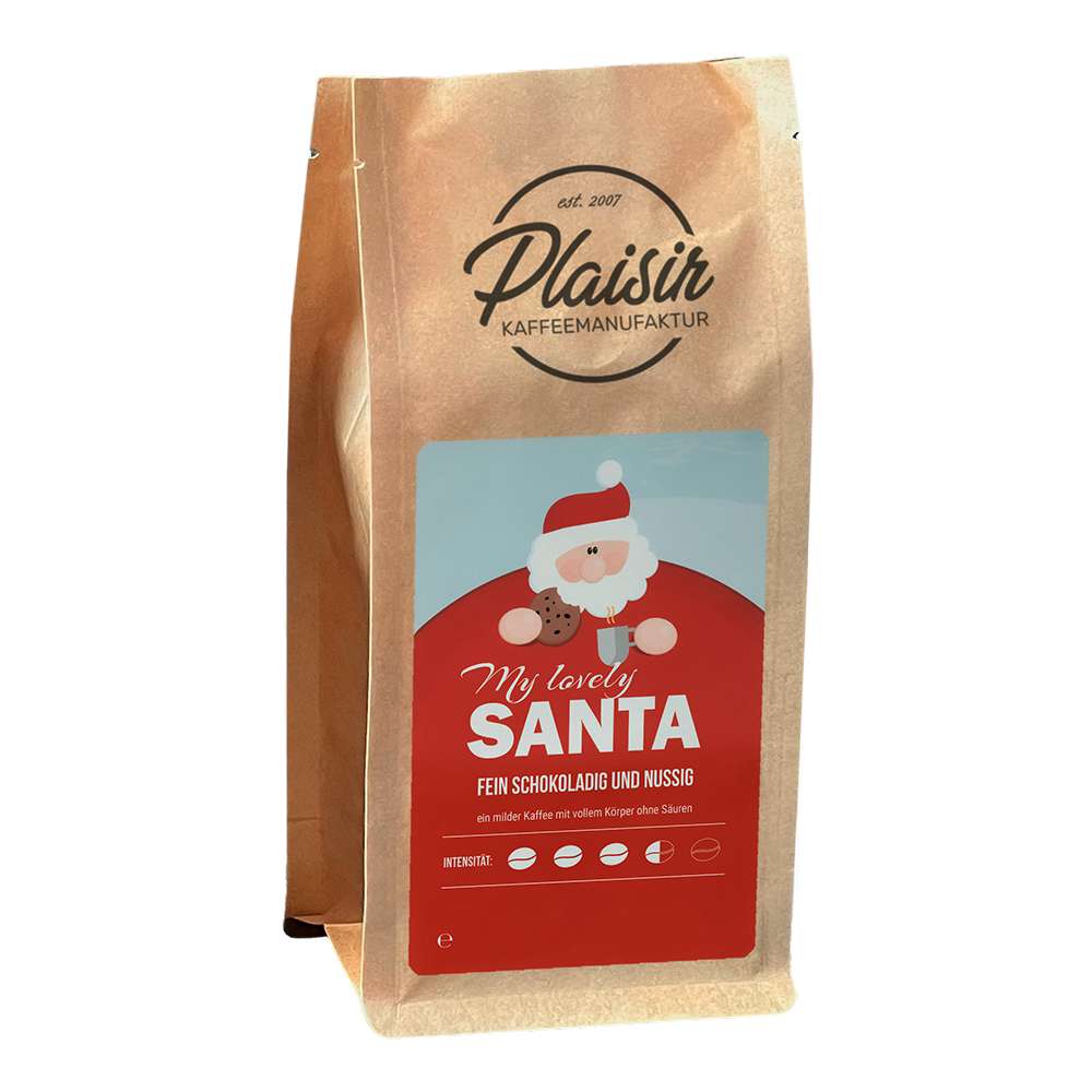 Produktabbildung Kaffeemanufaktur Plaisir Bohnenkaffee My Lovely Santa, gemahlen