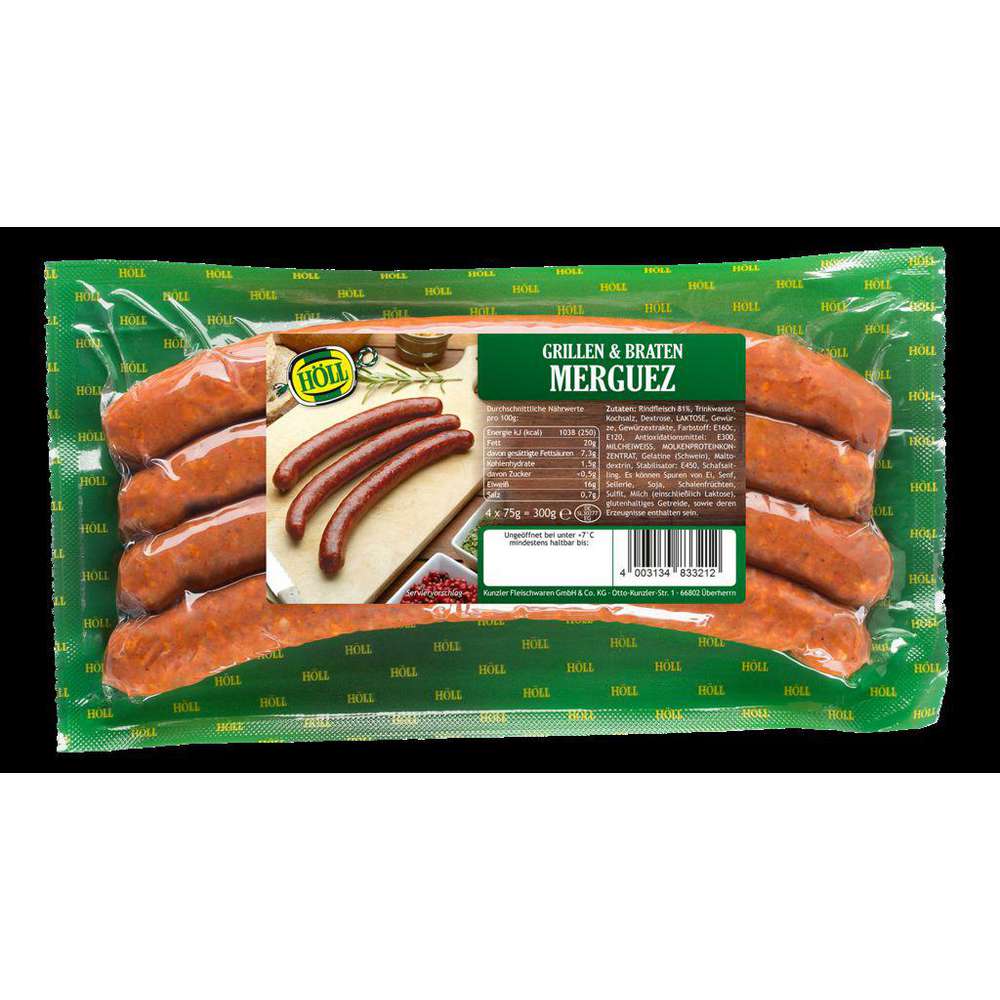 Produktabbildung Höll Merguez zum Grillen & Braten