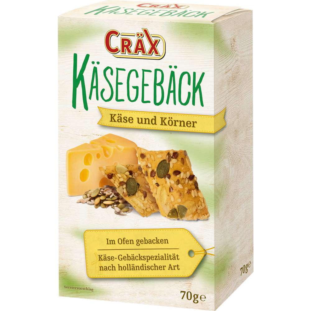 Produktabbildung Cräx Käsegebäck mit Kräutern