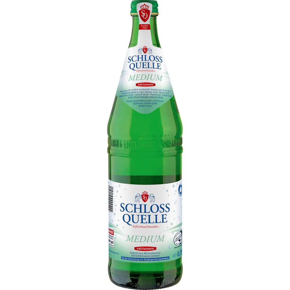 Produktabbildung Schloss Quelle Mineralwasser, Medium