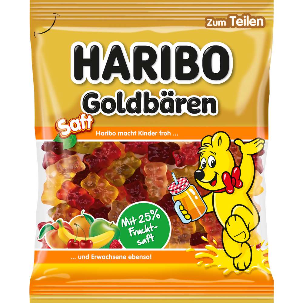 Produktabbildung Haribo Fruchtgummi Saft Goldbären