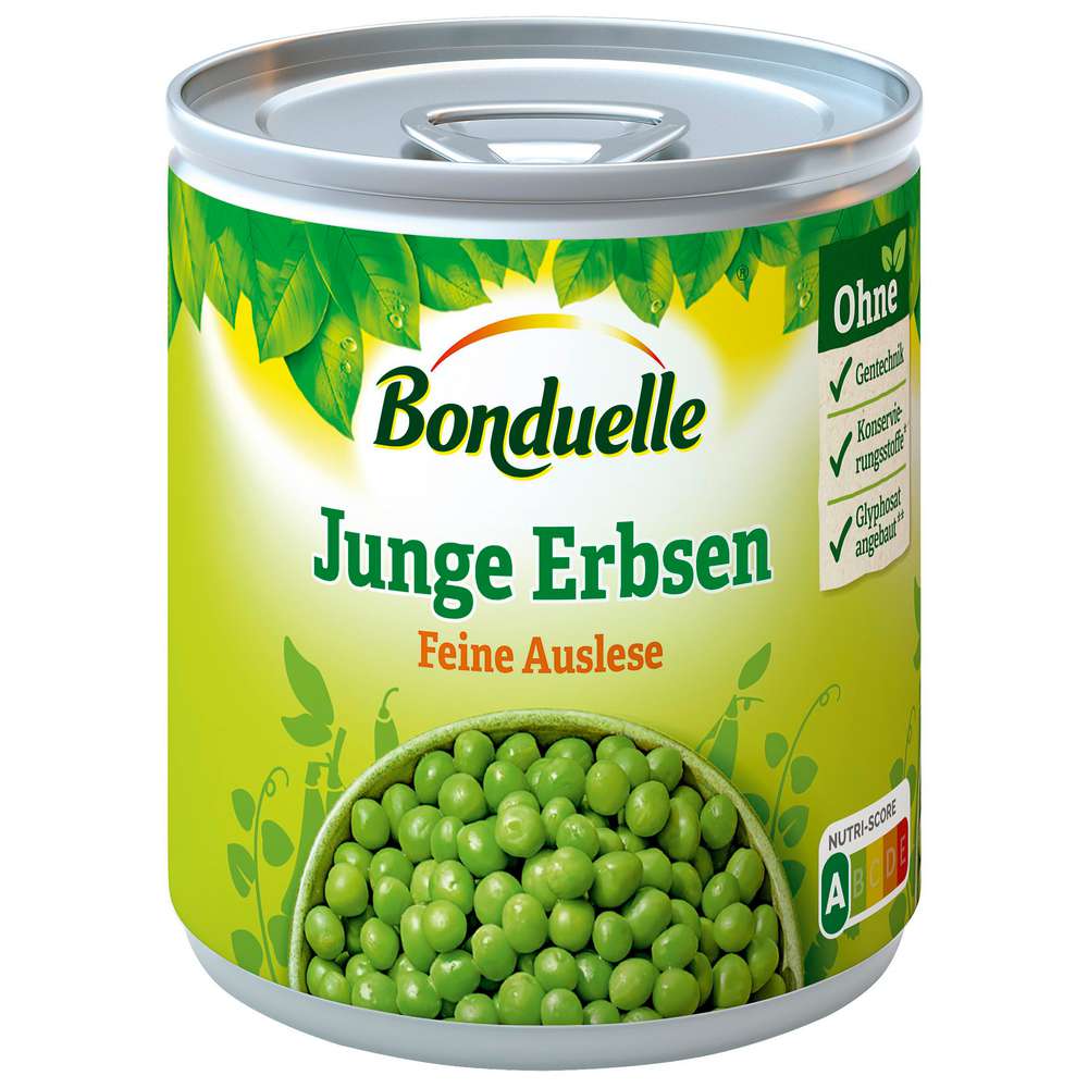 Produktabbildung Bonduelle Junge Erbsen, Feine Auslese