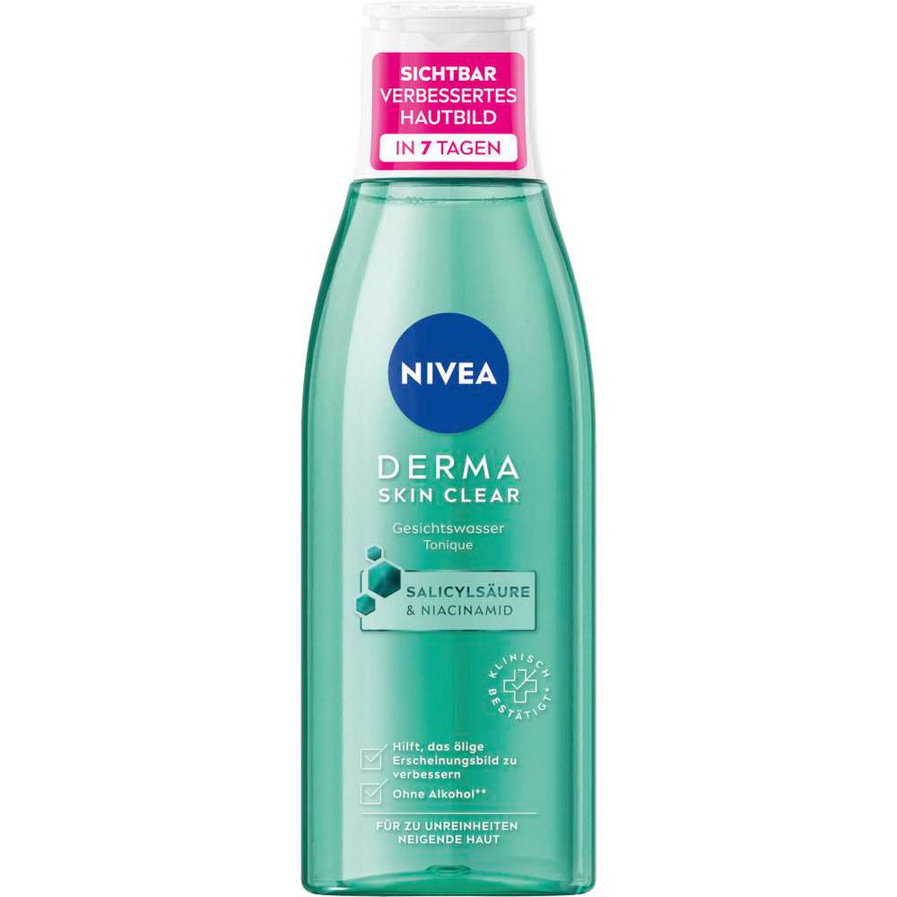 Produktabbildung Nivea Derma Skin Clear, Gesichtswasser Tonique