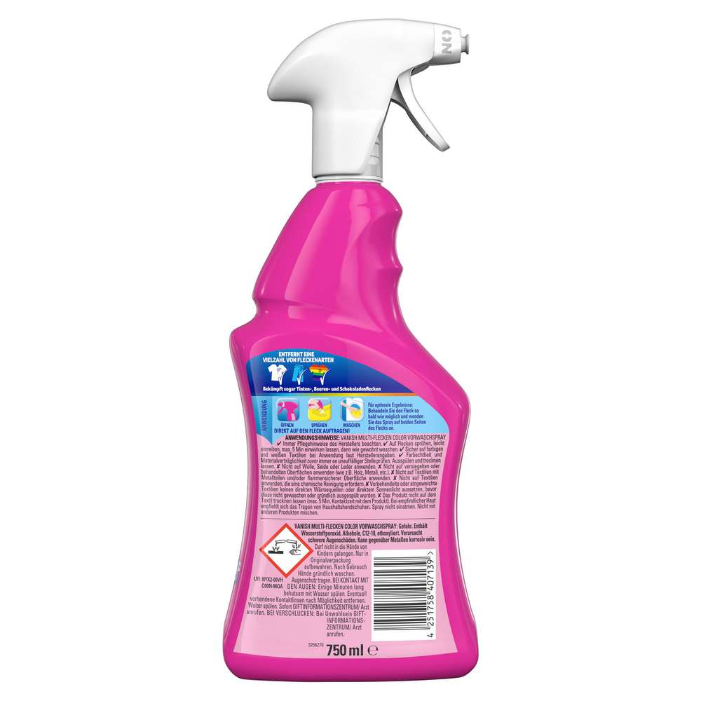 Produktabbildung Vanish Vorwaschspray Multi-Fleckenentferner, Color